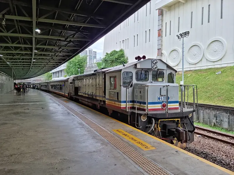 KTM train at the station